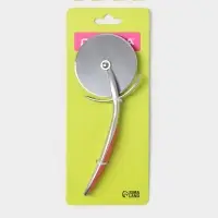 Нож для пиццы и теста Доляна Redline, 17.5 см, d=6.5 см, нержавеющая сталь, красный