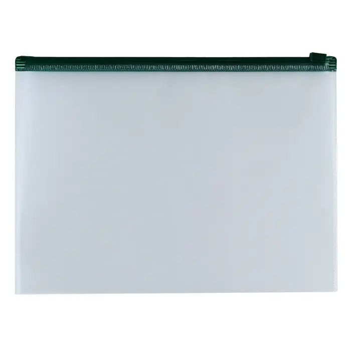 Папка-конверт на ZIP-молнии А5+, 140 мкм, ErichKrause Папка-конверт на ZIP-молнии А5+, 140 мкм, ErichKrause "Fizzy Clear", прозрачная, с цветной молнией, микс