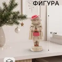 Фигурка декоративная &laquo;Коза Фея&raquo;, неокрашенная, 11&times;5 см, слоновая кость