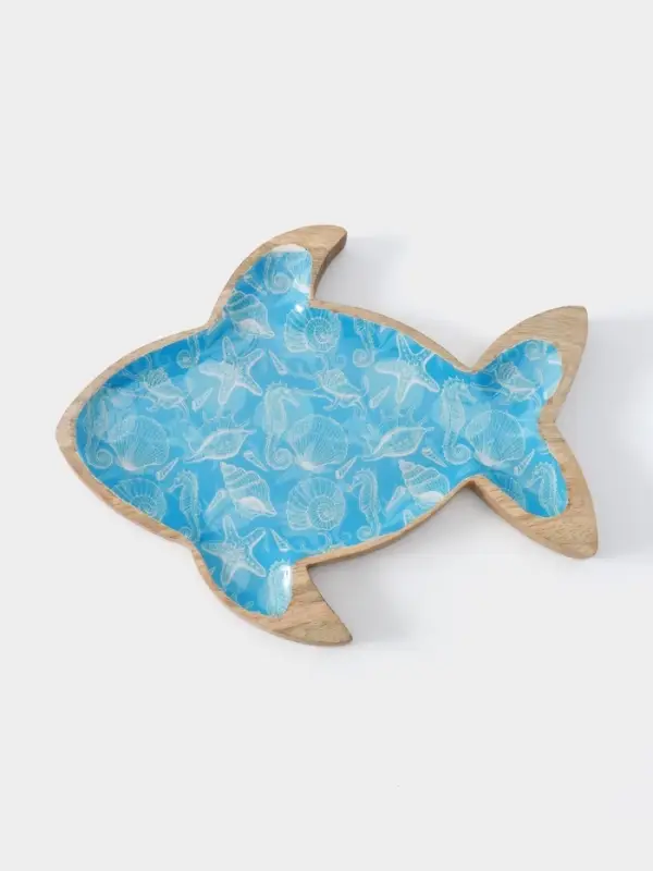 Блюдо сервировочное &laquo;Рыбка&raquo;, 2&times;25&times;33 см, дерево