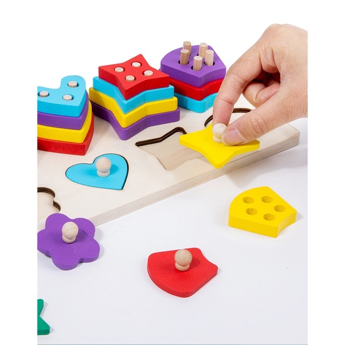 Деревянная пирамидка + рыбалка, 31 × 12,7 см Деревянная пирамидка + рыбалка, 31 × 12,7 см