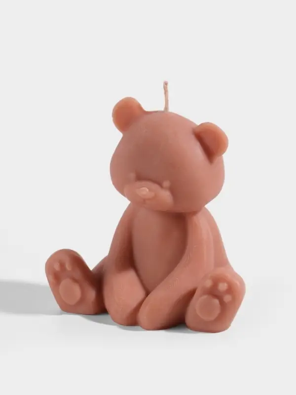 Свеча &laquo;Плюшевый Мишка&raquo;, 6&times;6&times;9 см, соевый воск, МИКС