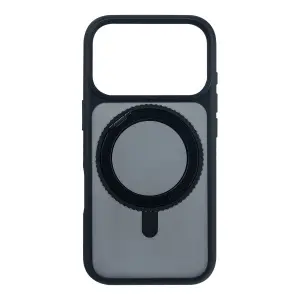 Чехол для iPhone 17 Pro Max Hoco AS1 Stand Magnetic Case (Black)