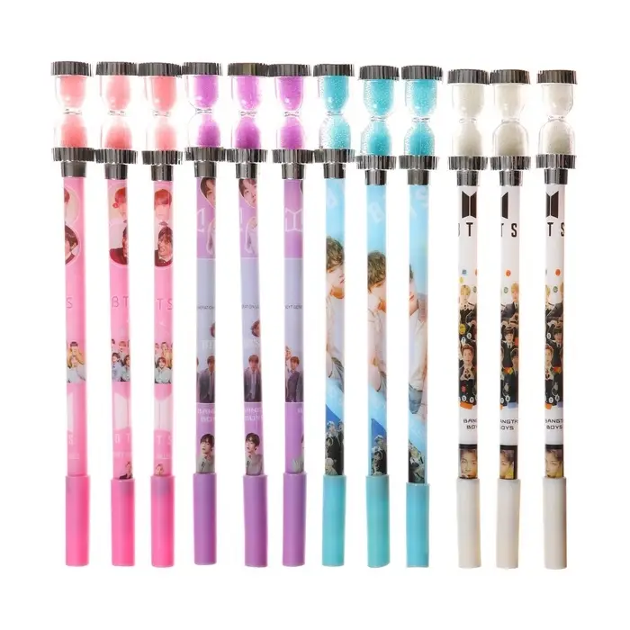 Ручка-прикол Calligrata &laquo;Песочные часы&raquo;, чёрный стержень, гелевая, МИКС