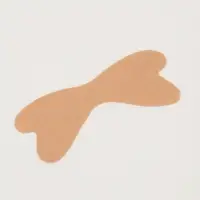 Наклейки против вросших ногтей, 6 шт., 4.5&times;1.7 см, бежевые