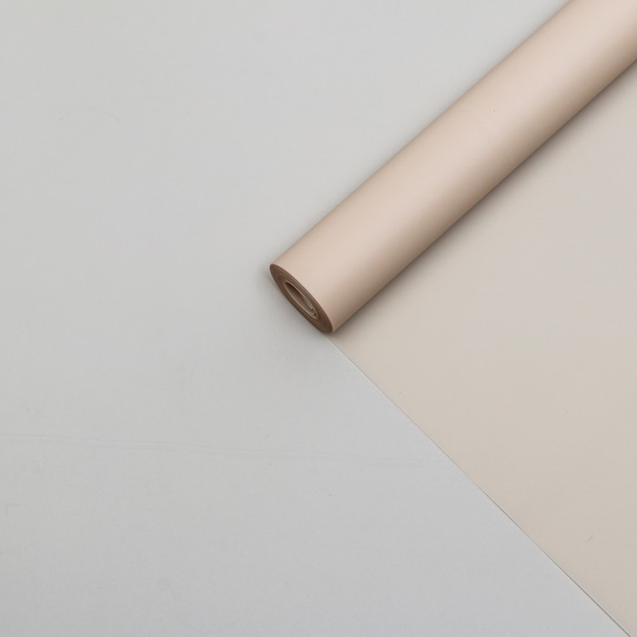 Пленка матовая,  Пленка матовая, "PASTEL",  Нежно-персиковый 0,59 х 7 м 180гр