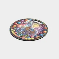 Доска разделочная сувенирная Дарим Красиво «Символ года. С новым годом», d=25.5 см, дерево, разноцветная