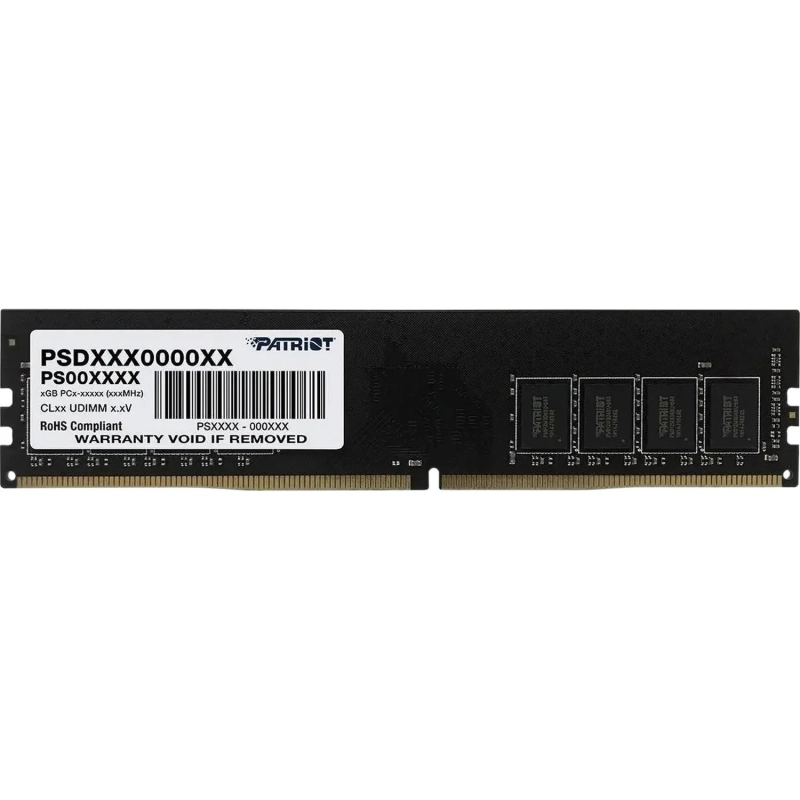 Модуль памяти Patriot DDR4 DIMM 8GB 3200Мгц (PSD48G32002)