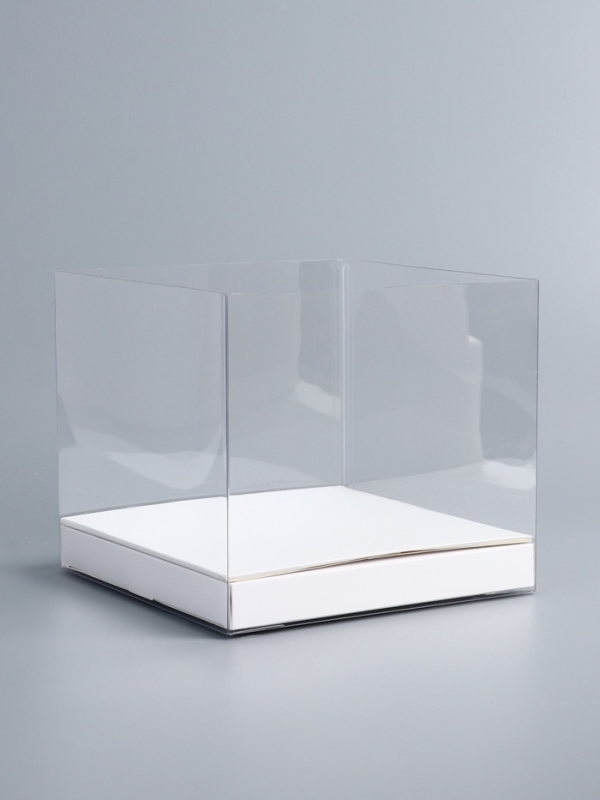 Коробка под бенто-торт с ленточками, ,розовое-золото , 25 х 25 х 20 см Коробка под бенто-торт с ленточками, ,розовое-золото , 25 х 25 х 20 см