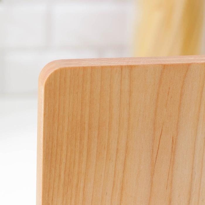 Доска разделочная Доляна, 30×19,5×2 см, покрыта маслом, цельный массив, берёза Доска разделочная Доляна, 30×19,5×2 см, покрыта маслом, цельный массив, берёза