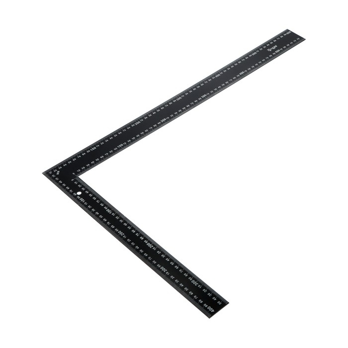 Угольник цельнометаллический ТУНДРА, 600 х 400 мм Угольник цельнометаллический ТУНДРА, 600 х 400 мм