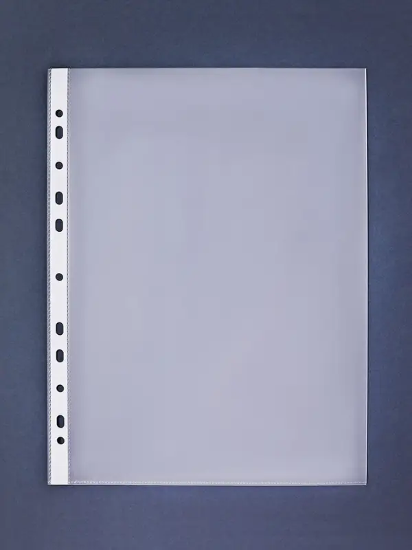 Файл - вкладыш ErichKrause Glossy Clear, А4, 60 мкм, глянцевый, вертикальный, 100 штук