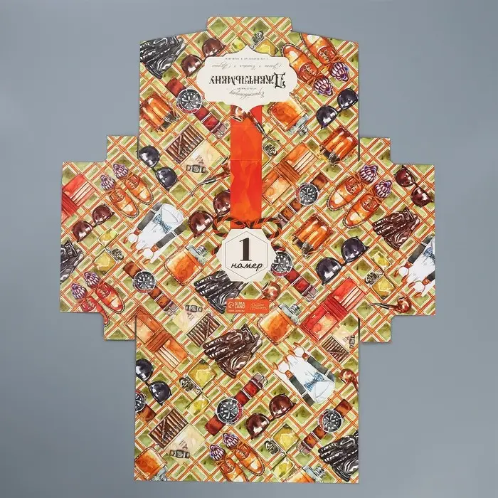 Коробка подарочная складная конверт, упаковка, «Джентельмен», 31 х 22 х 5 см Коробка подарочная складная конверт, упаковка, «Джентельмен», 31 х 22 х 5 см