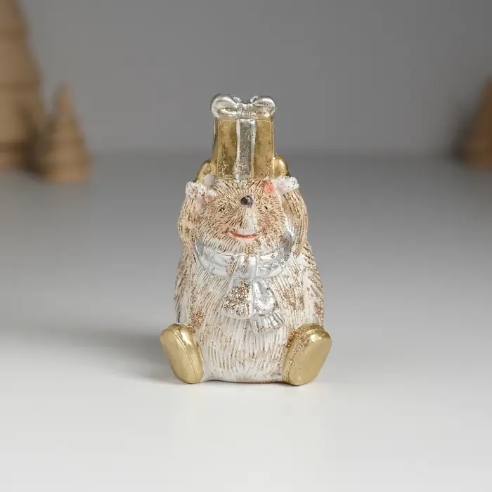 Фигурка полистоун &laquo;Ёжик коричневый&raquo;, 4.8&times;4.5&times;8.2 см, МИКС