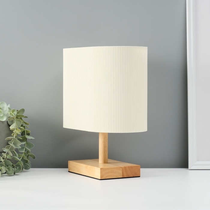 Светильник настольный Светильник настольный "Консул" 1х40Вт Е27 коричневый/бежевый 25х13х29см