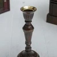 Подсвечник латунь на 1 свечу "Кали" 14х6,5х6,5 см