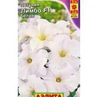Семена цветов Петуния Лимбо F1 белая крупноцветковая (драже) С. Hem Genetics, Ц/П,7 шт. Семена цветов Петуния Лимбо F1 белая крупноцветковая (драже) С. Hem Genetics, Ц/П,7 шт.