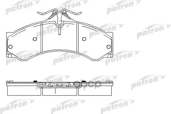 колодки тормозные дисковые PATRON арт. PBP1043