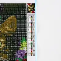 Алмазная мозаика с полным заполнением &laquo;Кот в цветах&raquo; 30&times;40 см, холст, ёмкость