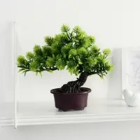 Бонсай искусственный в горшке &laquo;Пушистоцвет&raquo;, 12&times;22 см, МИКС