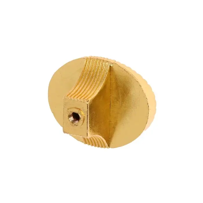 Ручка-кнопка CAPPIO, цинк, d=35 мм, цвет золото, 8 шт.