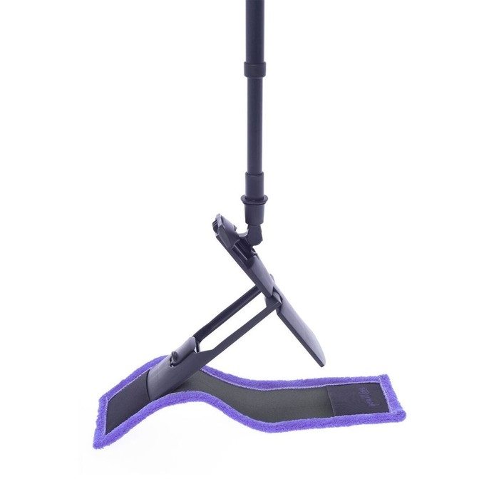 Швабра с насадкой, насадка 42х13.5 см,телескопическая ручка 84-150 см, из микроволокна Швабра с насадкой, насадка 42х13.5 см,телескопическая ручка 84-150 см, из микроволокна