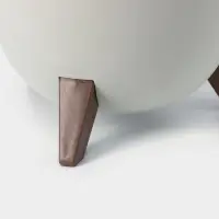 Кашпо для цветов на ножках &laquo;Флориан&raquo;, 12 л (11 л), d=35 см, h=25.5 см, со вставкой, белый ротанг