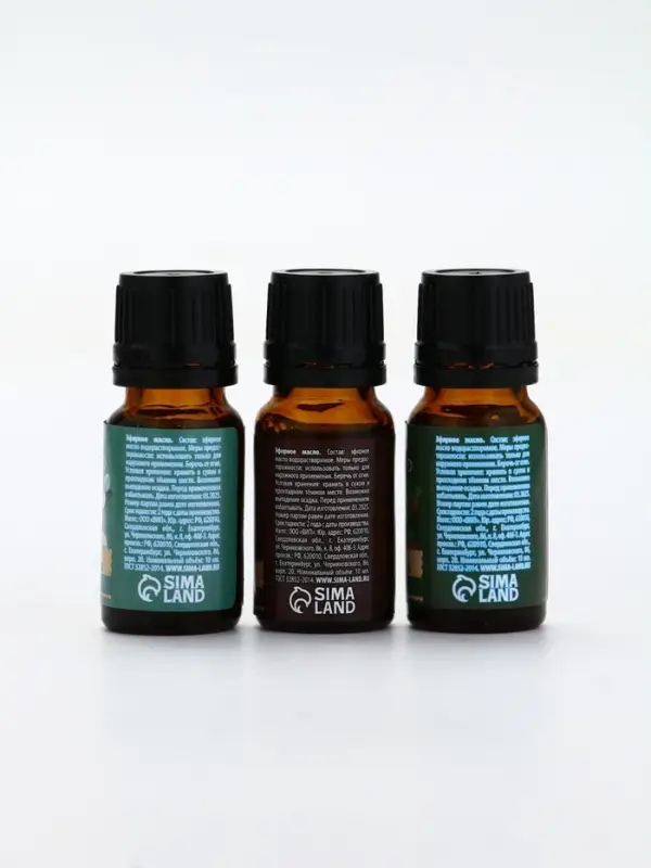 Эфирное масло, набор 3 шт х 10 мл, Банный Дух