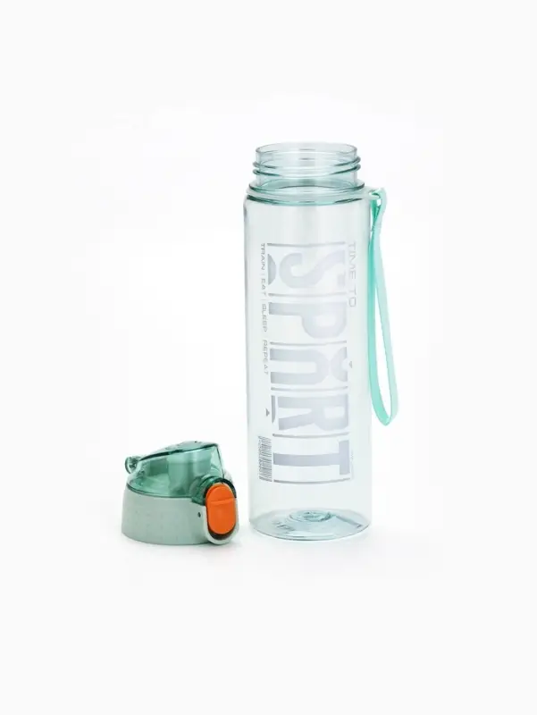 Бутылка для воды пластиковая Sport, 600 мл, голубая