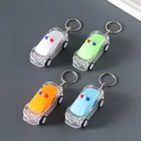 Брелок световой на кольце "Полицейский автомобиль" мигает МИКС иннерционный 7х3х1,5 см