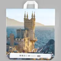 Пакет &laquo;Ласточкино гнездо Крым&raquo;, полиэтиленовый с петлевой ручкой, 48&times;50 см, 64 мкм