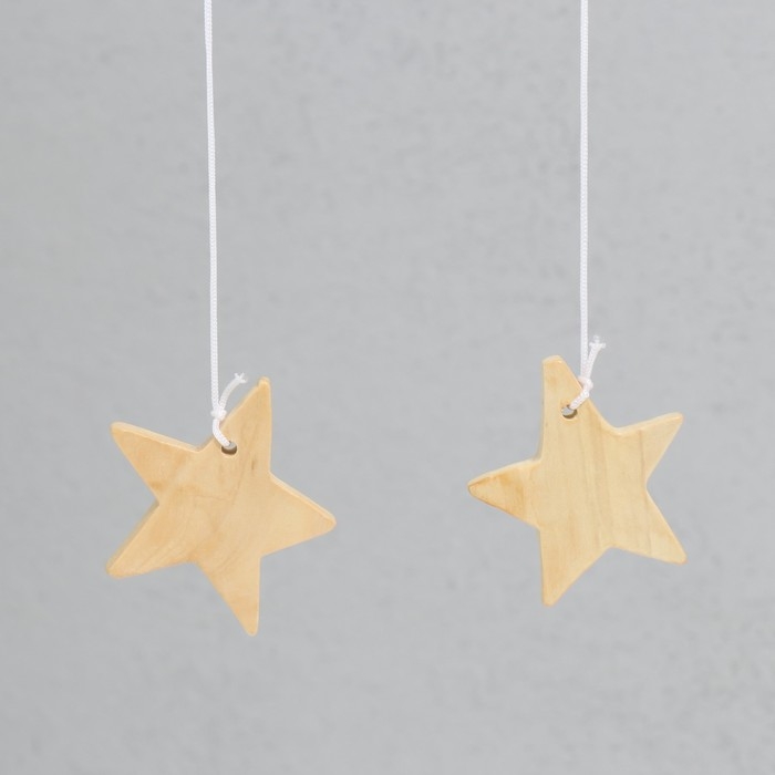 Музыка ветра дерево, металл Музыка ветра дерево, металл "Месяц со звездой" 9 трубочек 54х13 см