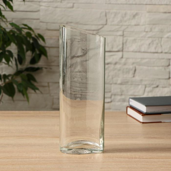 Ваза Ваза "Элипсоид" h=28,5см d=7х10см прозрачная