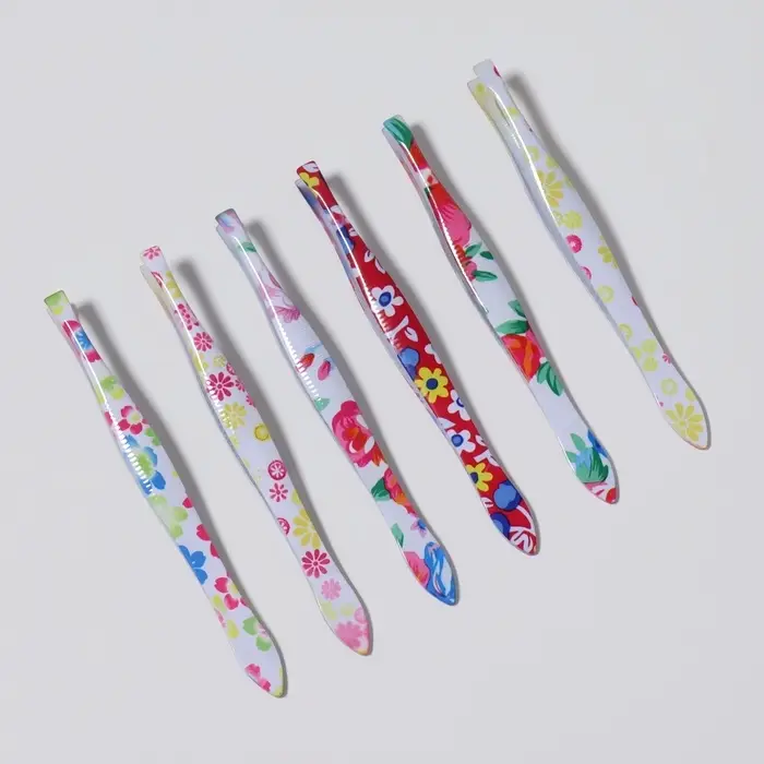 Пинцет прямой, узкий, 8.5 см, МИКС Пинцет прямой, узкий, 8.5 см, МИКС