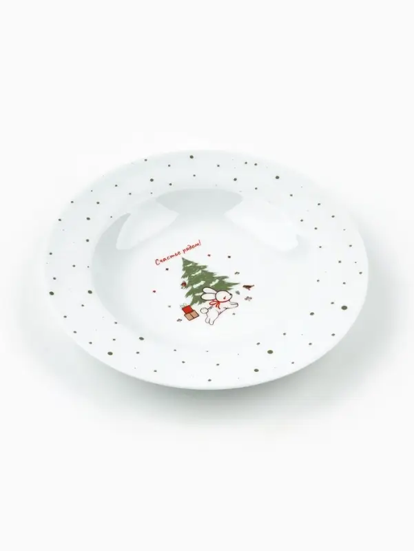 Тарелка новогодняя суповая &laquo;Новогодние истории&raquo;, d=21 см