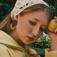 Серьги из дерева &laquo;Ваканда&raquo;, кольцо в квадрате, бежево-коричневые
