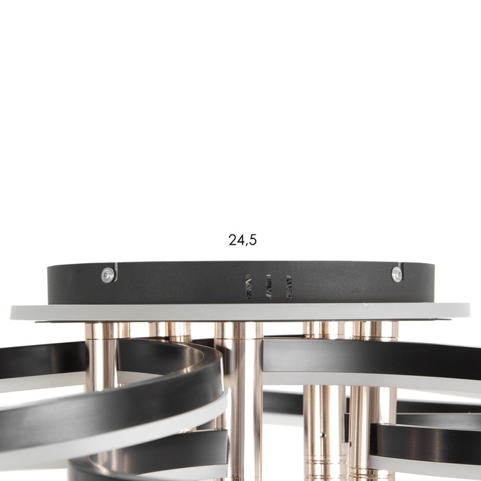 Светильник Светильник "Финди" 5xLED 250Вт черный 90х90х16 см BayerLux