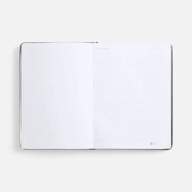 Ежедневник Metal Frame на заказ, датированный, красный