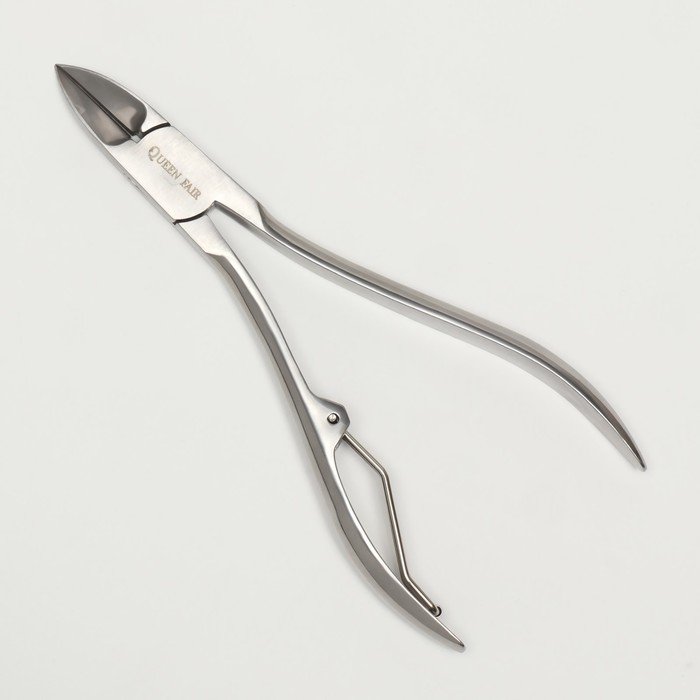 Кусачки педикюрные «Premium», 12,5 см, длина лезвия - 20 мм, цвет серебристый