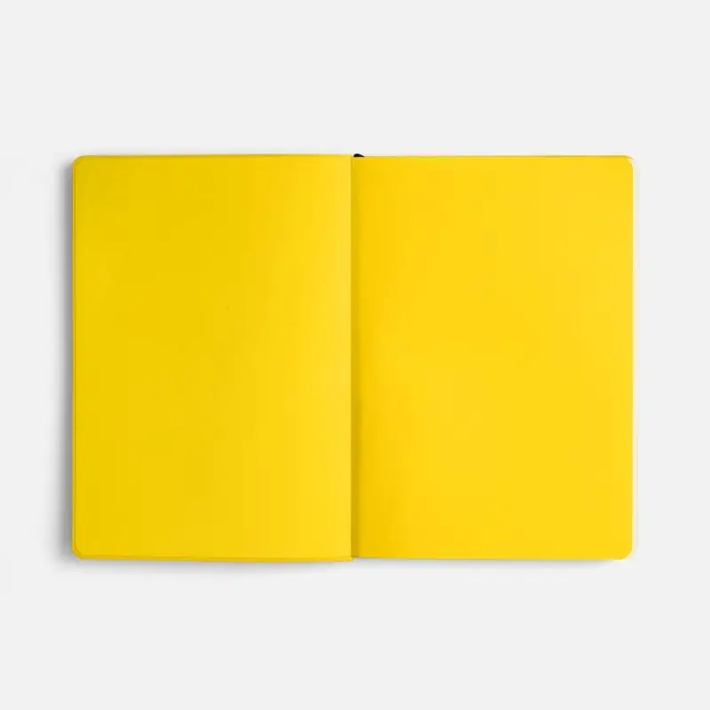 Ежедневник Doppio, недатированный, черный с желтым Ежедневник Doppio, недатированный, черный с желтым