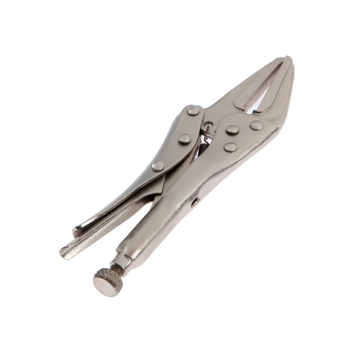 Зажим ручной ТУНДРА, удлиненный плоский захват, с фиксатором, 160 мм Зажим ручной ТУНДРА, удлиненный плоский захват, с фиксатором, 160 мм