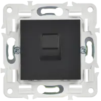 SKANDY Розетка компьютерная RJ45 кат.5E SK-K01Bl черный IEK