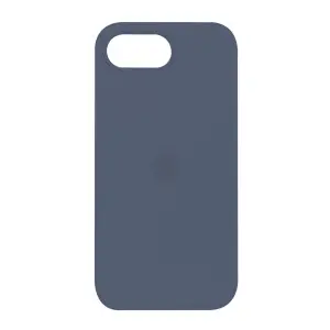 Чехол iPhone 17e Silicone Case 100% ORG (MagSafe + анимация NFC Clear) c LOGO Anchor Blue