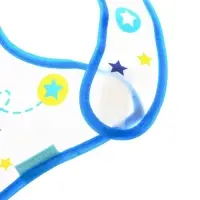 Нагрудник для кормления M&B &laquo;Лучший ребенок&raquo; непромокаемый на липучке, с карманом