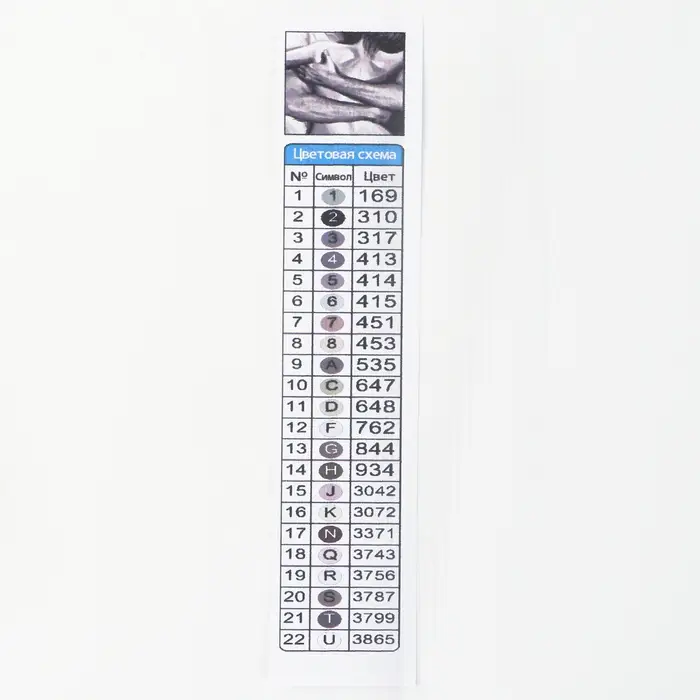 Алмазная вышивка полное заполнение "Пара", на раме, 40*50 см