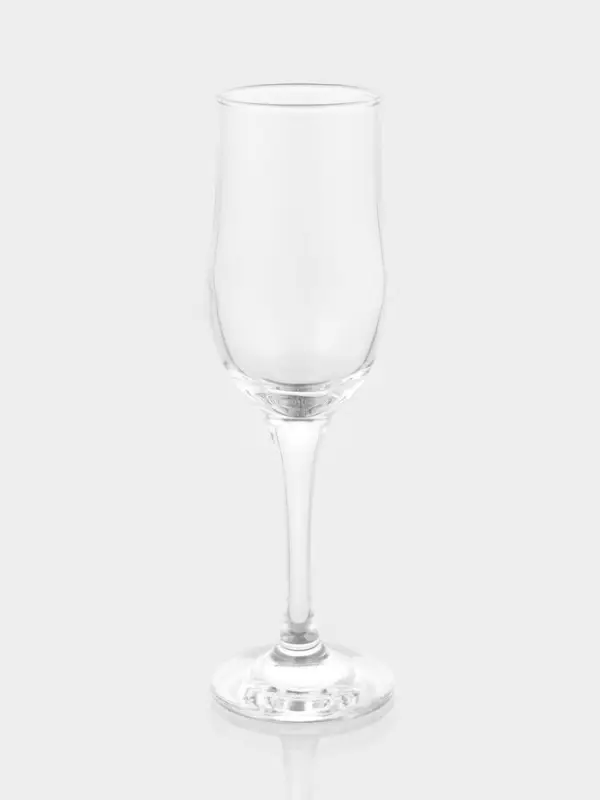 Набор бокалов для шампанского Paşabah&ccedil;e Tulipe, 200 мл, 6 шт., стекло, прозрачный