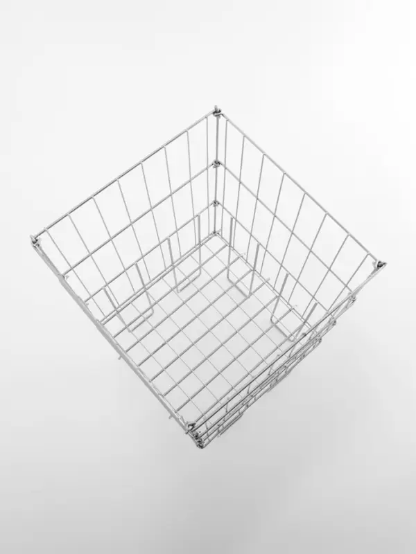 Корзина для распродаж 40&times;40&times;78 см, цвет хром