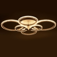 Люстра с ПДУ 71179/6 LED 144Вт диммер 3000-6000К белый 78,5х78,5х13,5 см BayerLux