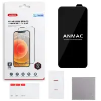 Защитное стекло iPh 12 Pro Max 3D ANMAC черный Арт.1137390
