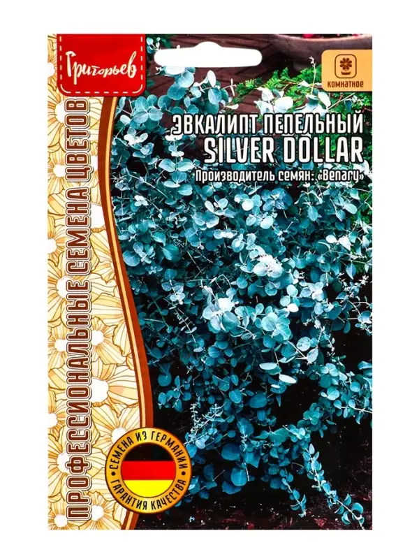 Семена Эвкалипт Silver Dollar пепельный   5шт.  12.29 г.